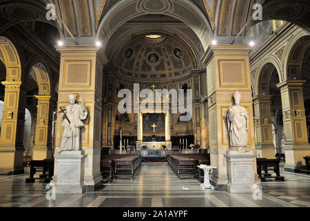 Italien, Rom, Kirche San Lorenzo in Damaso Stockfoto