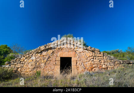 Cabanes de Volta, Construcción rural de Piedra en Seco, Valle del, Les Garrigues, Lleida, Katalonien, Spanien Stockfoto