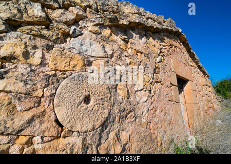 Cabanes de Volta, Construcción rural de Piedra en Seco, Valle del, Les Garrigues, Lleida, Katalonien, Spanien Stockfoto