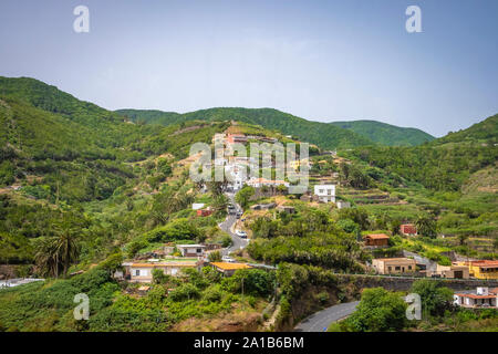 Wunderschönes Bergdorf Las Rosas auf der Insel La Gomera, Kanarische Inseln, Spanien Stockfoto