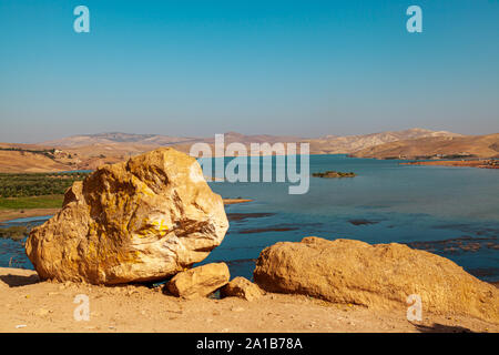 Sidi Chahed Talsperre in Marokko Stockfoto