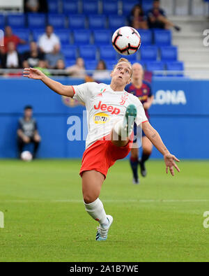 Barcelona, Spanien. 25 Sep, 2019. Lisa Boattin von Juventus Turin beim Spiel FC Barcelona gegen Juventus FC, der UEFA Champions League der Frauen, Saison 2019/2020, Runde von 32. Johan Cruyff Stadion. Barcelona, Spanien, 25. Sep 2019. Credit: PRESSINPHOTO/Alamy leben Nachrichten Stockfoto