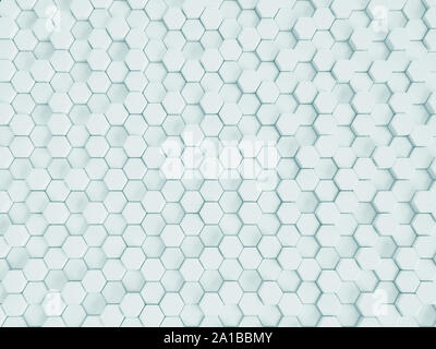Rendering abstrakte weißen nano Hintergrund Stockfoto