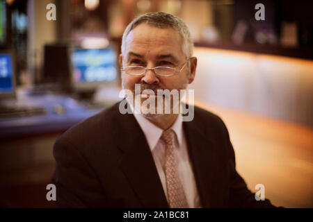 Porträt eines mittleren Alter Geschäftsmann. Stockfoto