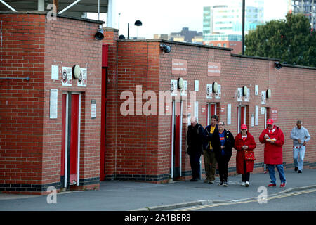 Eine allgemeine Ansicht von außen den Boden vor dem carabao Pokal, dritte Runde an Bramall Lane, Sheffield. Stockfoto