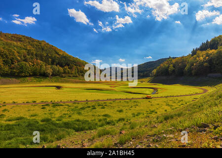 Dürre auf der Edersee Stockfoto