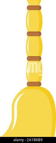 Gelber Ginster, Illustration, Vektor auf weißem Hintergrund. Stock Vektor