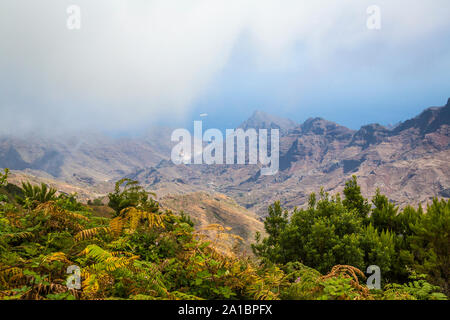 Wunderschöne kleine Dörfer in den Anaga Bergen auf Teneriffa, Kanarische Inseln, Spanien Stockfoto