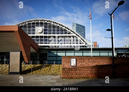 Manchester Central Convention Complex früher G-Mex und Hauptbahnhof Terminus Stockfoto