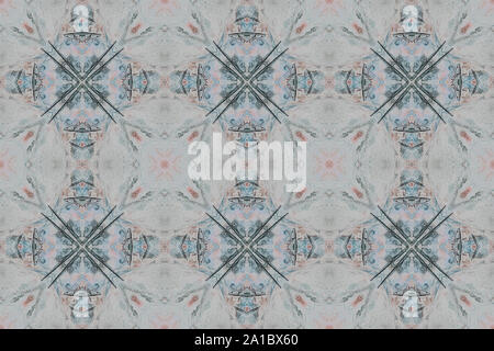 Abstrakte geometrische Provence winter dekorative Muster illustratuon Stockfoto