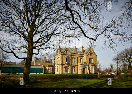 Tameside Ryecroft Hotel Manchester Rd, Audenshaw, wunderschönes denkmalgeschütztes civic Gebäude gespendet, um die Menschen in Audenshaw durch Austin Hopkinson im 19. Stockfoto