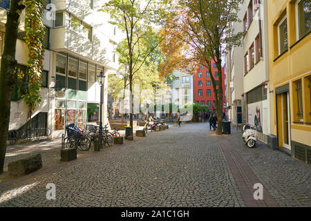 Köln, DEUTSCHLAND - ca. September 2019: Köln urbanen Landschaft. Stockfoto