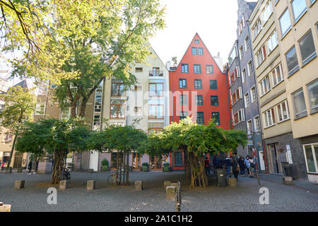 Köln, DEUTSCHLAND - ca. September 2019: Köln urbanen Landschaft. Stockfoto