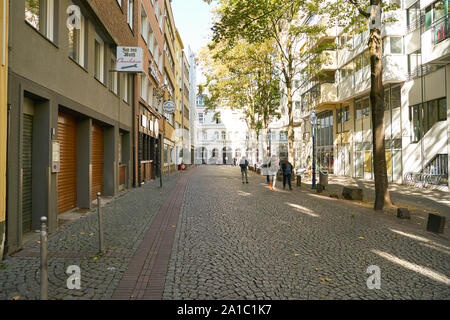 Köln, DEUTSCHLAND - ca. September 2019: Köln urbanen Landschaft. Stockfoto