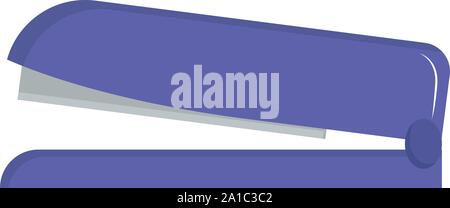 Hefter, Illustration, Vektor auf weißem Hintergrund. Stock Vektor