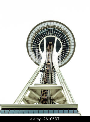 Die berühmte Space Needle in Seattle, Washington Stockfoto