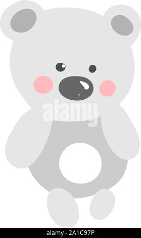 Flache tragen, Illustration, Vektor auf weißem Hintergrund. Stock Vektor