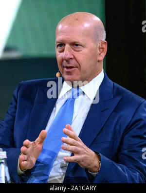New York, USA. September 2019. Goldman Sachs Chairman und CEO David M. Solomon nimmt am Bloomberg Global Business Forum 2019 im Plaza Hotel in New York City Teil. Kredit: Enrique Shore/Alamy Live News Stockfoto