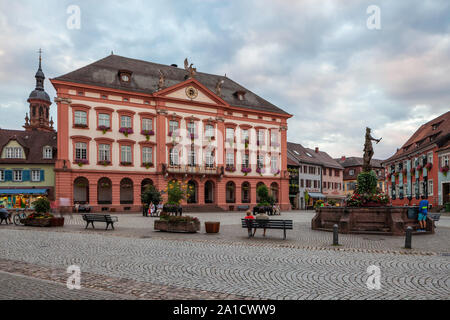 Rathaus, der historische Bezirk, Gengenbach, Deutschland Stockfoto