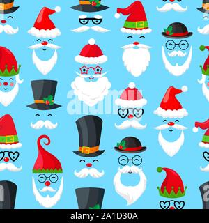 Muster mit Santa Claus Stock Vektor