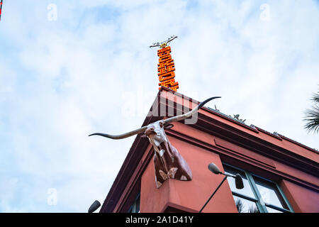 Buckhorn Saloon & Museum in San Antonio, Texas Stockfoto