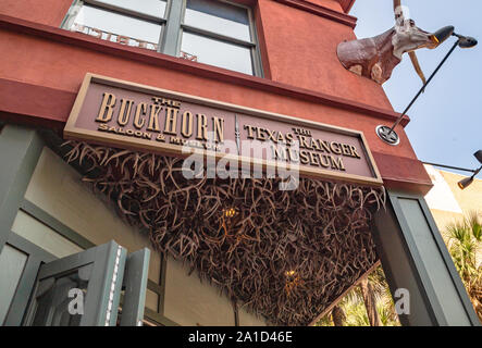 Buckhorn Saloon und Museum in San Antonio, Texas Stockfoto