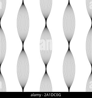 Vektor nahtlose Muster. Abstrakte stilvollen Hintergrund mit stilisierten Blüten Stock Vektor