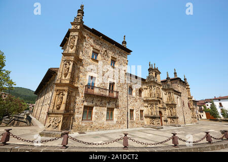 Onati Universität Fassade. Reinassence plateresken Zeitraum. Euskadi. Architektur in Spanien Stockfoto