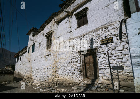 Thini Dorf in Mustang, Nepal Stockfoto