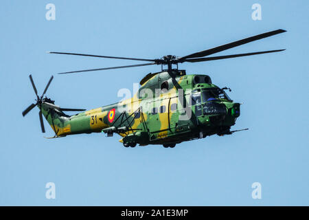 Hubschrauber IAR330 Puma SOCAT rumänischen Luftstreitkräfte Stockfoto