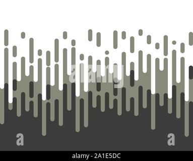 Halbton übergang Muster Hintergrund. Unregelmäßig abgerundeten Linien. Vector Illustration. Stock Vektor