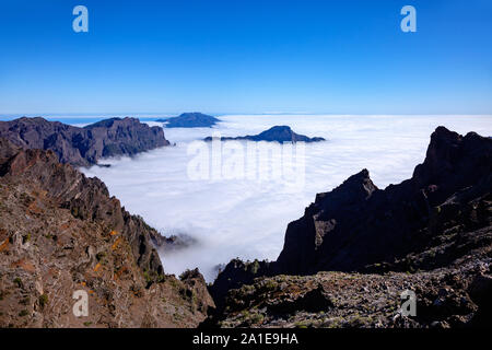 Caldera de Taburiente National Park, La Palma, Kanarische Inseln, Spanien, Europa. Stockfoto