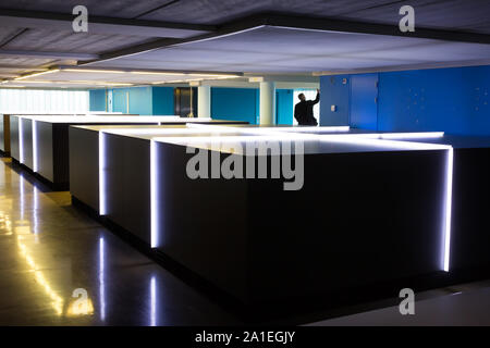 Den Haag - Blick aus dem ehemaligen ICC (International Criminal Court) in der Binckhorst Bereich. Stockfoto