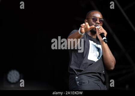 Lemzi durchführen bei Walthamstow Garden Party im August 2019 Stockfoto