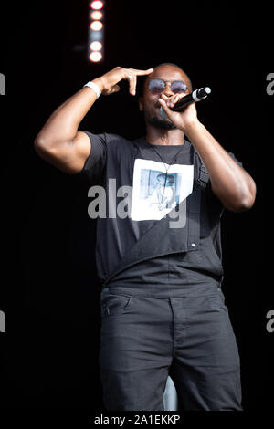 Lemzi durchführen bei Walthamstow Garden Party im August 2019 Stockfoto