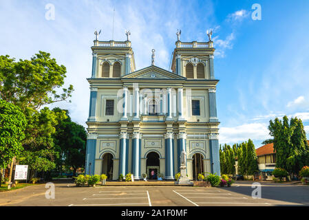 Fassade der St. Maria Kirche in Negombo Sri Lanka Stockfoto