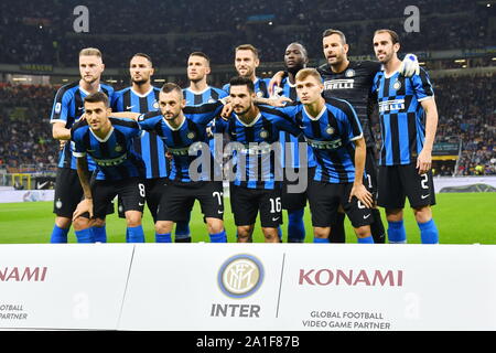 Bis LINE INTER während Inter Vs Lazio, Milano, Italien, 25. September 2019, Fußball Italienische Fußball Serie A Männer Meisterschaft Stockfoto