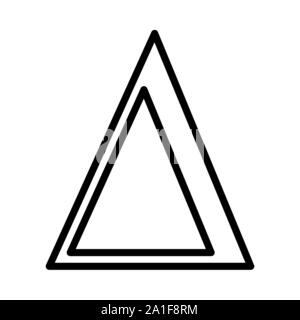 Delta zeichen Abbildung Stock Vektor