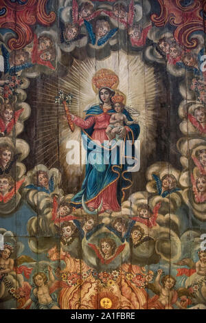 Die Decke der Kathedrale Basilika Unserer Lieben Frau von der Säule Stockfoto