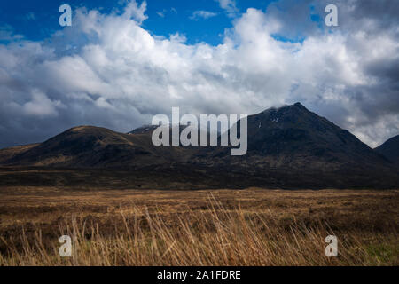 Die Schottischen Highlands im Glen Coe Stockfoto