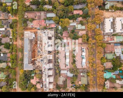 Verschiedene Arten von Architektur in Pretoria, der Hauptstadt von Südafrika Stockfoto