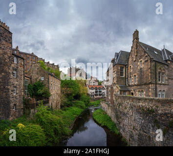 Dean Village in Edinburgh. Stockfoto