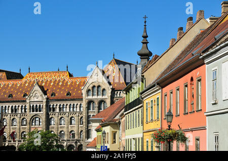 Varhegy, Castle Hill. Ein UNESCO Weltkulturerbe. Budapest, Ungarn Stockfoto