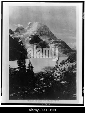 Mt. Robson - der Monarch der Kanadischen Rockies Stockfoto