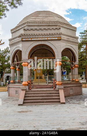 Erzincan maßgeschneiderte Vater Friedhof (Erzincan Terzi Baba Mezarligi ve Turbesi), September 10,2019, Erzincan, Türkei Stockfoto