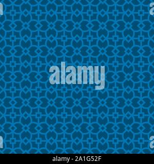 Nahtlose islamischen jaulosie in flachen und geometrischen Stil. Vector Illustration. Stock Vektor