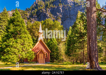 Kirche in Yosemite National Park, Kalifornien, USA Stockfoto