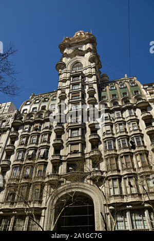 Palacio Barolo Gebäude im Mai Avenue, Buenos Aires, Argentinien. Stockfoto