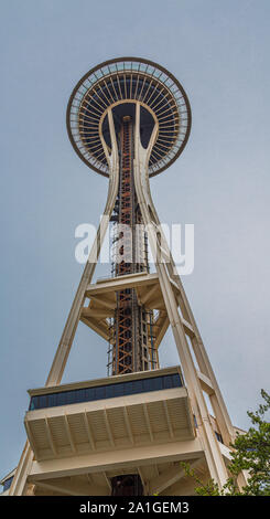 Die berühmte Space Needle in Seattle, Washington Stockfoto