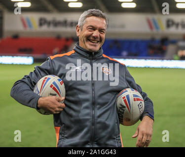 26. September 2019, AJ Bell Stadium, Salford, England; Betfred Super League Rugby, runde Eliminator 2, Salford Rote Teufel vs Castleford Tiger; Daryl Powell Cheftrainer der Castleford Tiger Credit: Mark Cosgrove/News Bilder Stockfoto